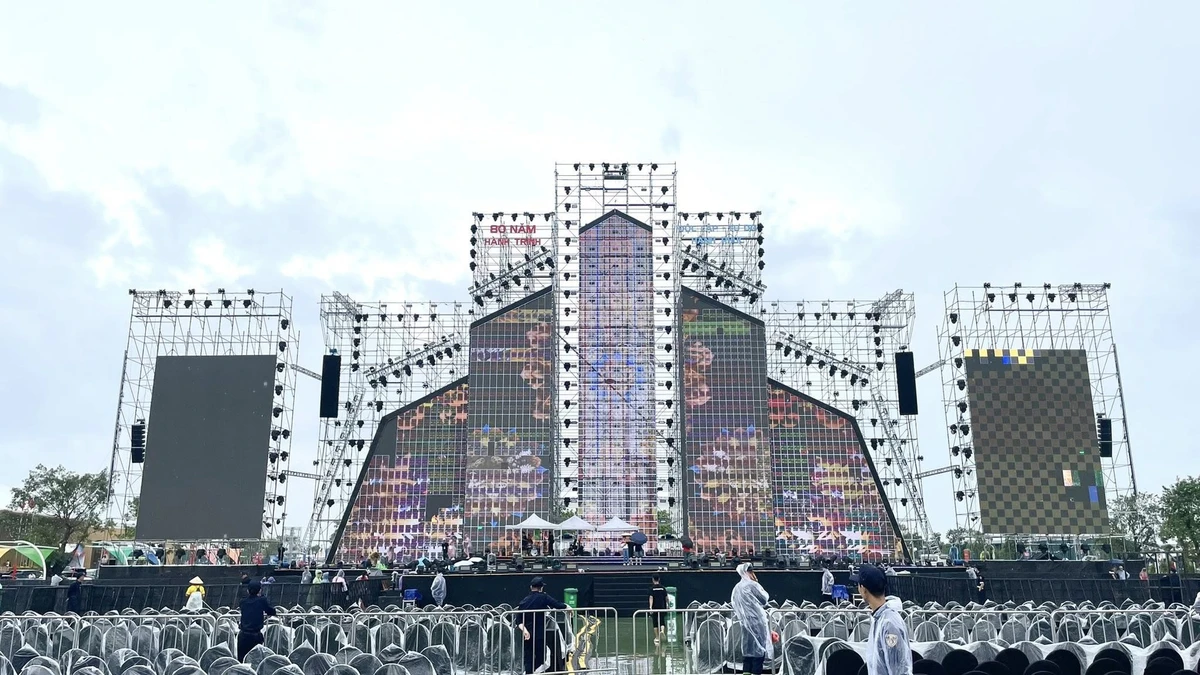 Quy trình thi công sân khấu concert ngoài trời quy mô lớn