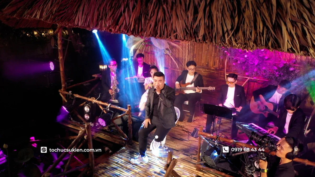 Buổi mini concert với hệ thống âm thanh ánh sáng chuyên nghiệp do PHG triển khai