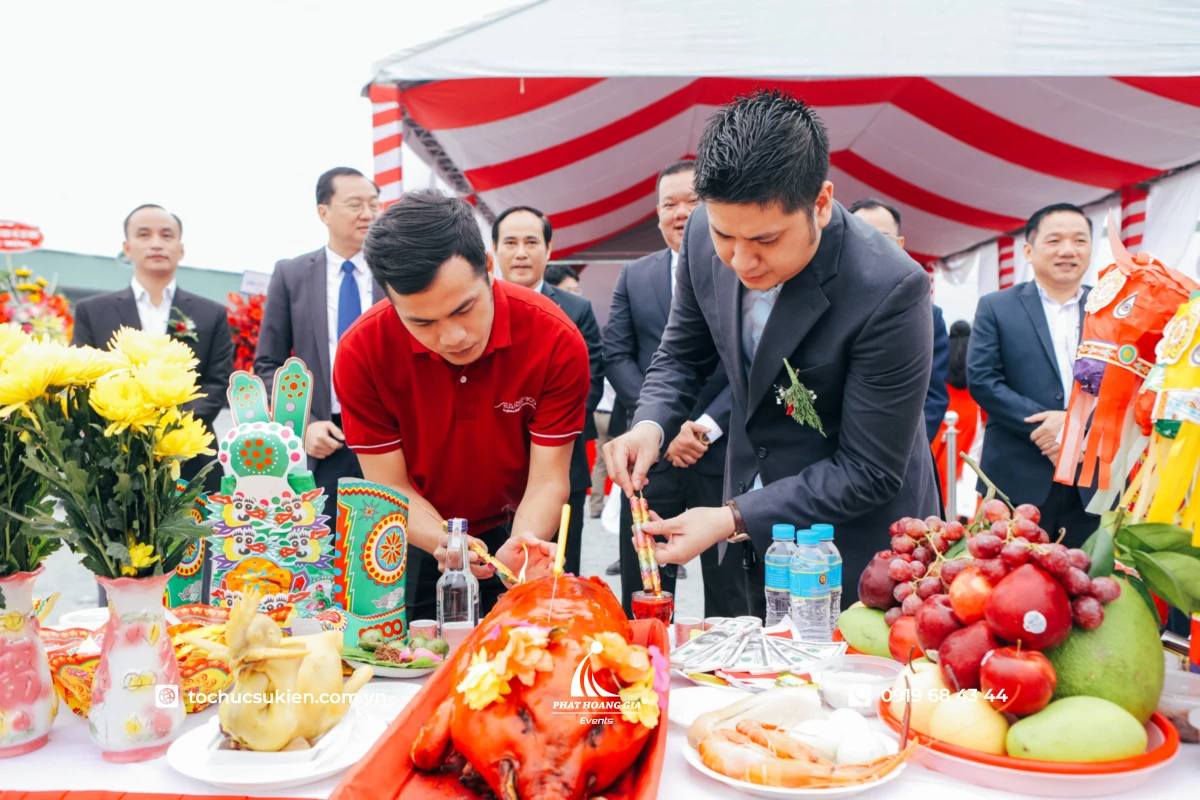Lễ động thổ kết hợp với lễ khởi công dự án doanh nghiệp