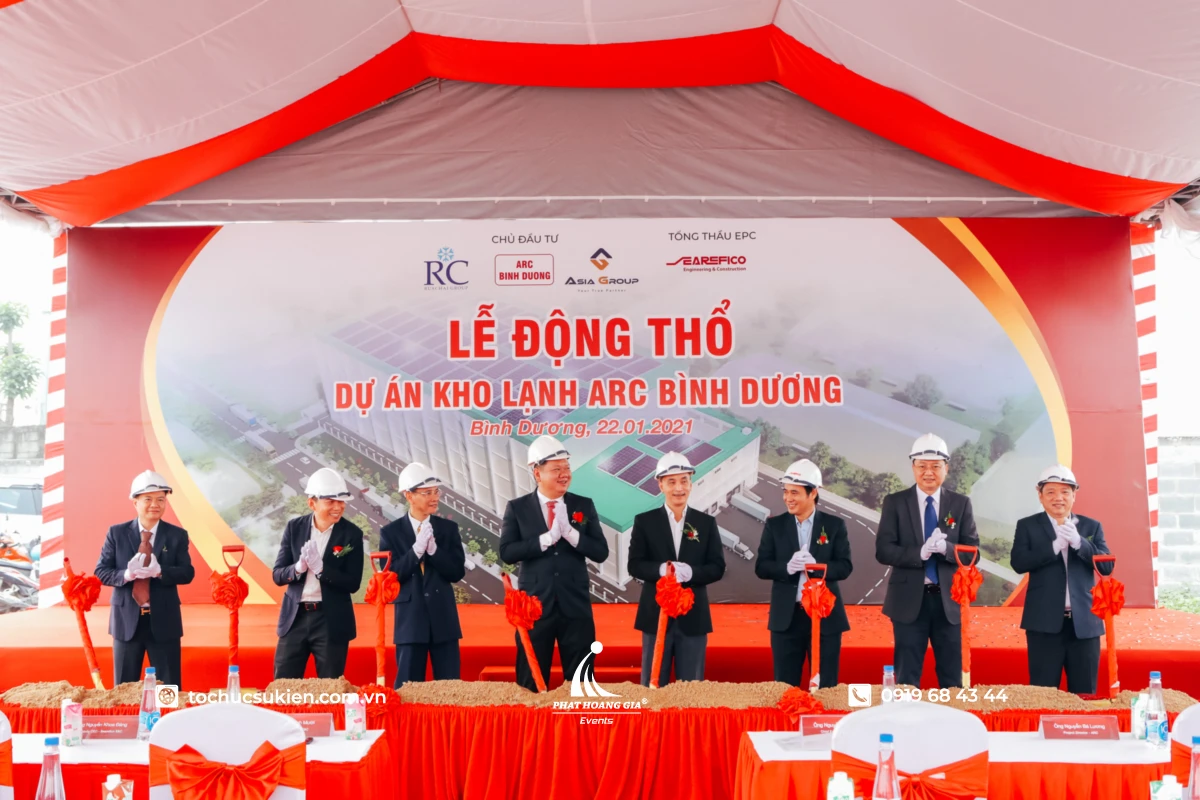 Toàn cảnh lễ cúng động thổ xây dựng dự án của doanh nghiệp