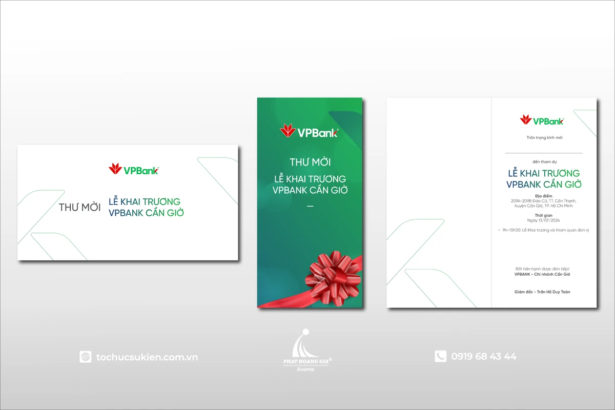 Mẫu thiệp mời khai trương doanh nghiệp tại TP.HCM