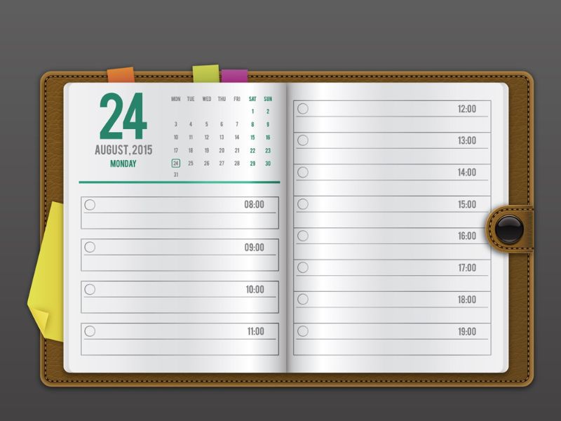 Hình minh họa cho một mẫu agenda phổ biến