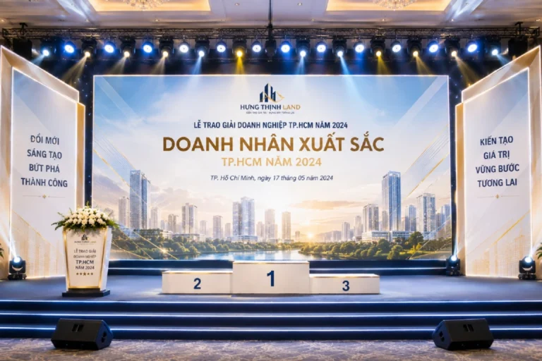 Bục trao giải: Phân loại, kích thước và cách chọn phù hợp
