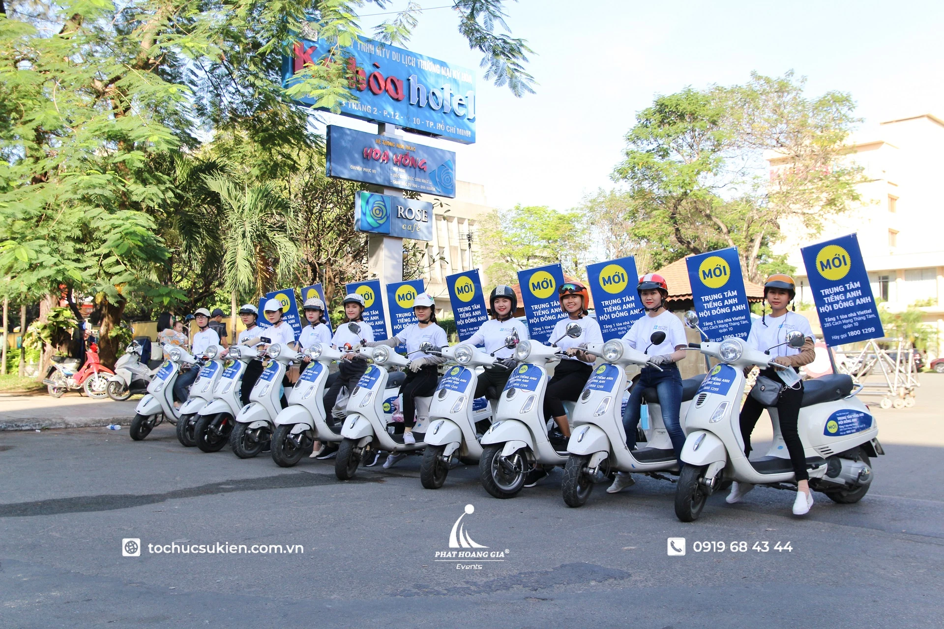 Hoạt động roadshow xe máy giới thiệu sản phẩm và dịch vụ của doanh nghiệp tại TP.HCM