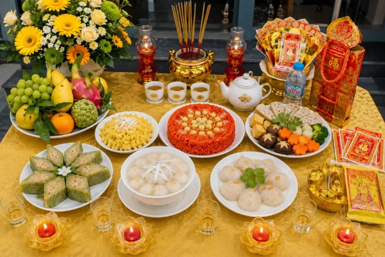 Mâm cúng khai trương chay: Thành phần, cách bày trí và lưu ý