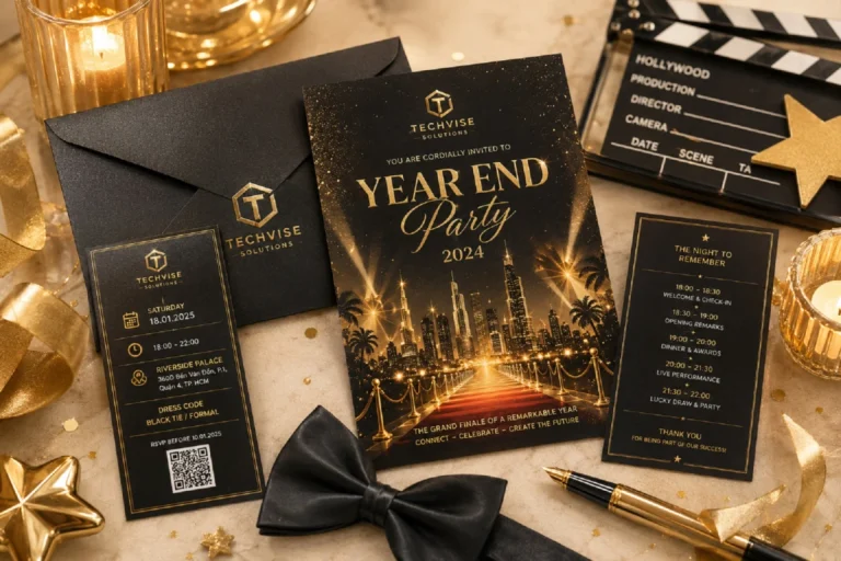 Thư mời year end party: Mẫu đẹp và cách viết chuyên nghiệp