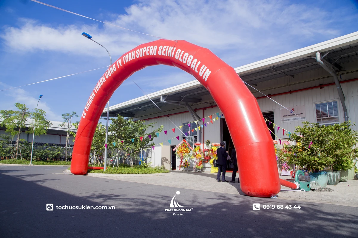Cho thuê cổng hơi tphcm tại sự kiện khánh thành