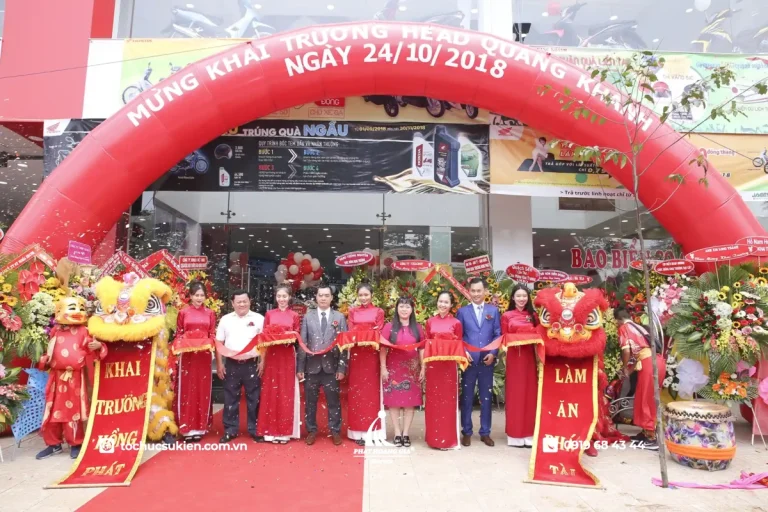 Cổng hơi sự kiện: Phân loại, kích thước và lưu ý lắp dựng