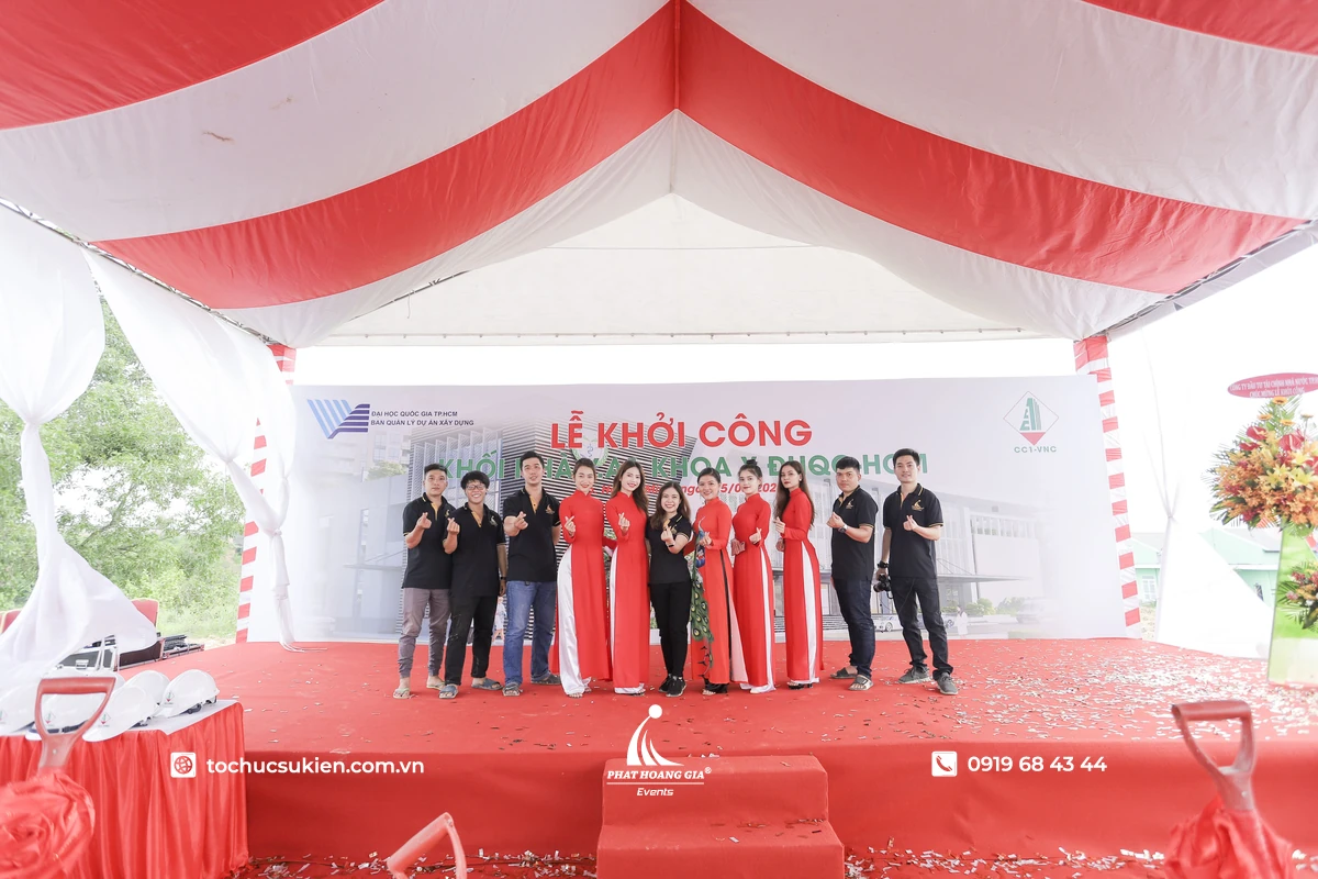 Nhân sự Phát Hoàng Gia tổ chức thành công lễ khởi công động thổ