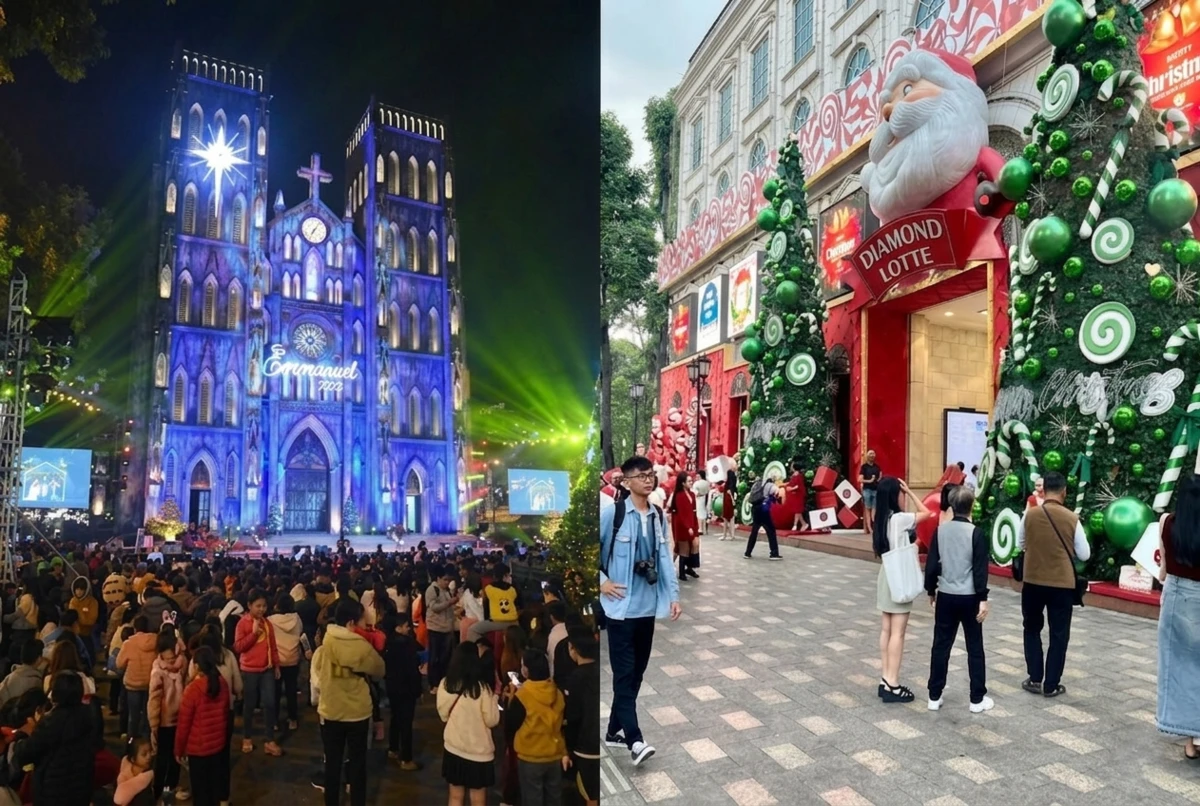 Không khí đón giáng sinh tại việt nam giữa miền bắc và miền nam 