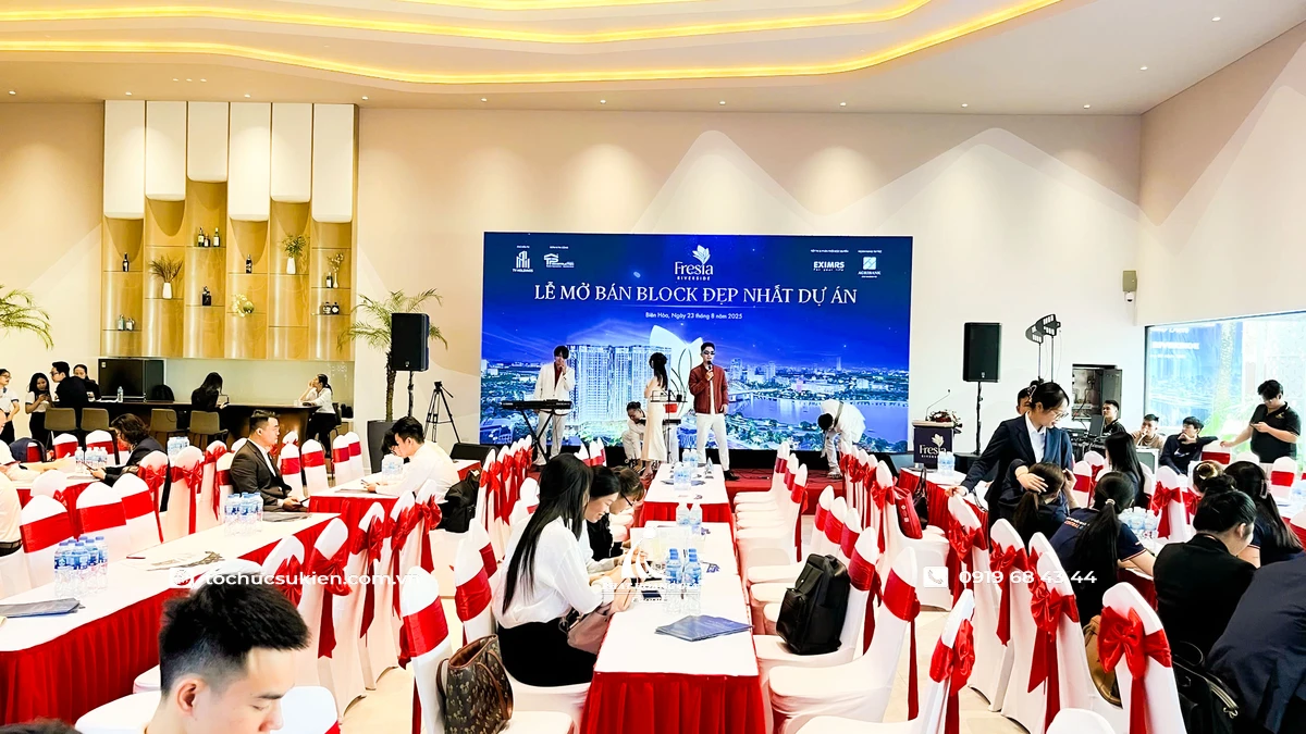Phát Hoàng Gia thực hiện sự kiện mở bán bất động sản với không gian tổ chức bài bản và chuyên nghiệp