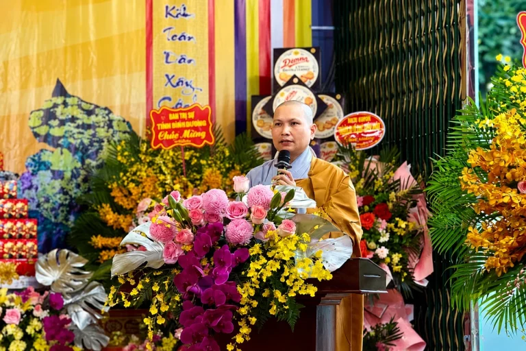 Lời dẫn chương trình khánh thành chùa theo từng nghi thức