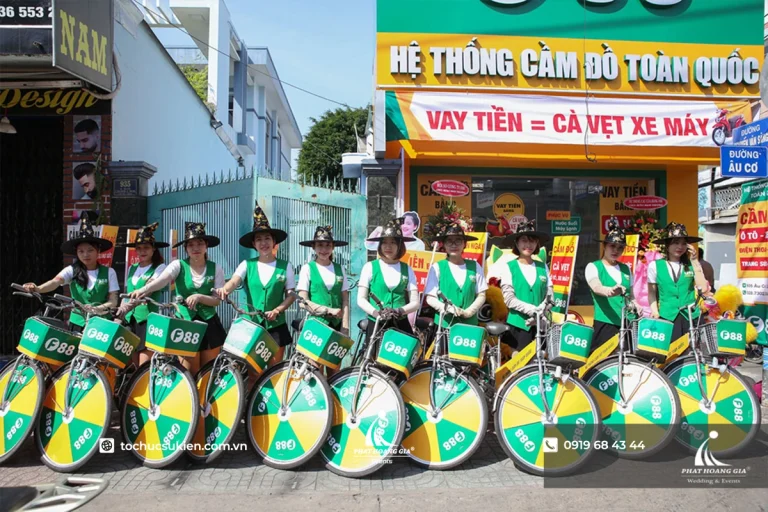 Roadshow xe đạp: đặc thù, cách trang trí và kế hoạch tổ chức