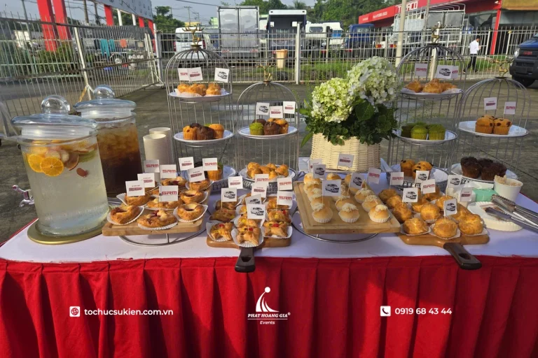 Tea break menu: cấu trúc thực đơn và các món phổ biến