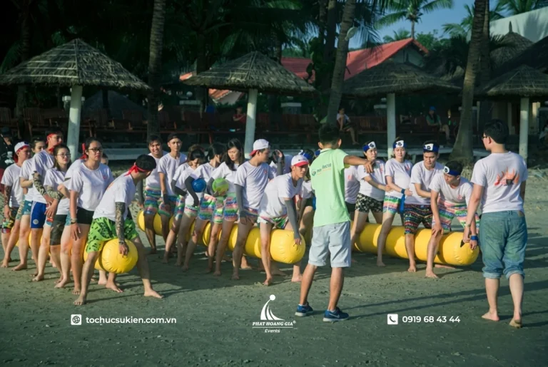 Teambuilding bãi biển: các hoạt động và kịch bản tổ chức